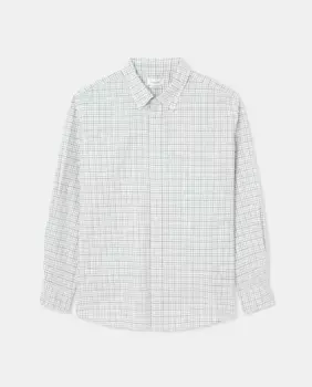 Мужская спортивная рубашка в клетку Villela Emidio Tucci, бежевый