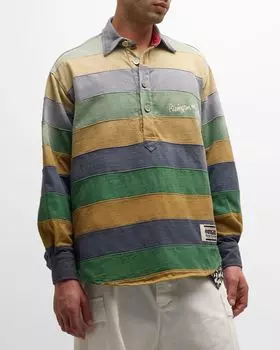 Мужская спортивная сумка Rugby 2, рубашка в полоску из джерси RIVINGTON roi Rebis, цвет Multi