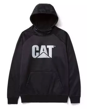 Мужская спортивная толстовка с капюшоном CAT, черный