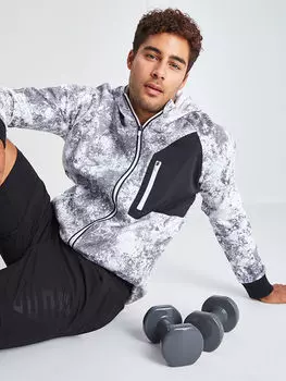 Мужская спортивная толстовка с капюшоном и длинными рукавами LCW active