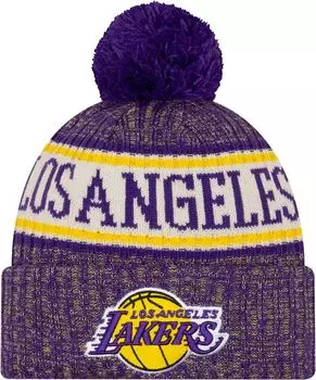 Мужская спортивная вязаная шапка New Era Los Angeles Lakers