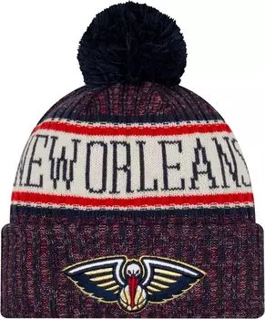 Мужская спортивная вязаная шапка New Era New Orleans Pelicans