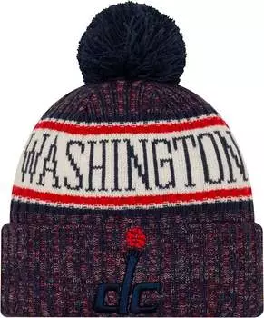 Мужская спортивная вязаная шапка New Era Washington Wizards