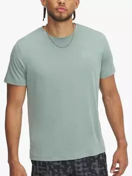 Мужская стартовая футболка Under Armour, цвет Green / Reflective