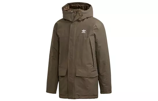 Мужская стеганая куртка Adidas Originals, цвет Brown