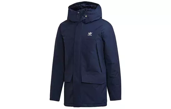 Мужская куртка Adidas originals стеганая, темно-синий