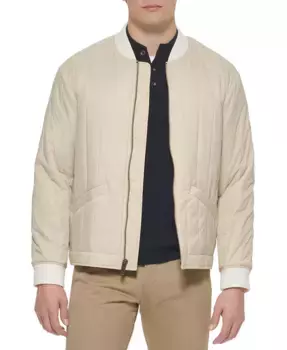 Мужская стеганая куртка-бомбер Dockers, коричневый/бежевый