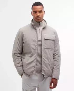 Мужская стеганая куртка на молнии Barbour International, бежевый