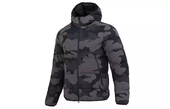 Мужская стеганая куртка Nike, Черный