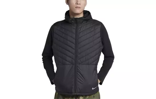Мужская стеганая куртка Nike, цвет Black