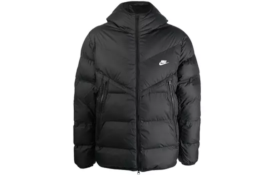 Мужская стеганая куртка Nike, цвет Black