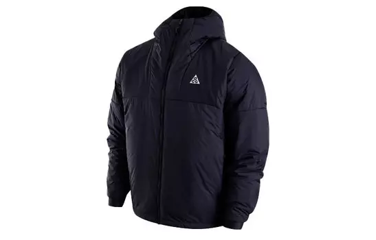 Мужская стеганая куртка Nike, цвет Black/Peak White