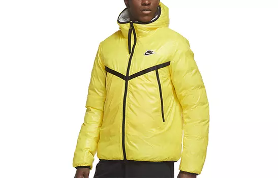 Мужская стеганая куртка Nike, Скорость Желтый
