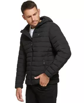 Мужская стеганая куртка packable с капюшоном Calvin Klein, мульти