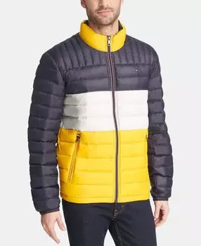 Мужская стеганая куртка-пуховик packable Tommy Hilfiger, мульти