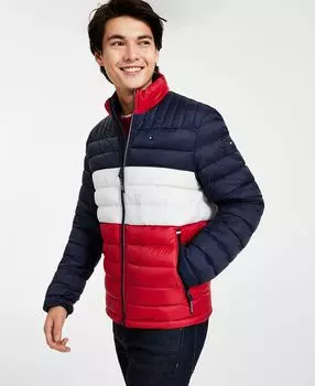 Мужская стеганая куртка-пуховик packable Tommy Hilfiger, мульти
