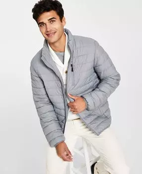 Мужская стеганая куртка-пуховик, созданная для macy's Club Room, мульти