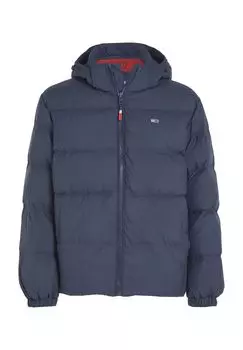 Мужская стеганая куртка с капюшоном и воротником-стойкой TJM Essential TOMMY Jeans, синий