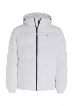 Мужская стеганая куртка с капюшоном и воротником-стойкой TJM Essential TOMMY Jeans, цвет Ybr White