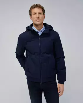 Мужская стеганая куртка с карманами Salsa Jeans, синий