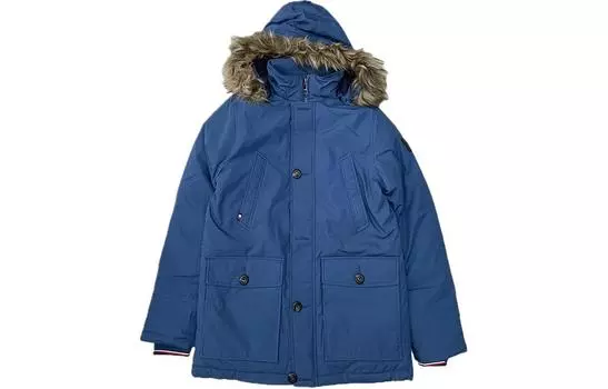 Мужская стеганая куртка Tommy Hilfiger, цвет Blue