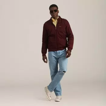 Мужская стеганая подкладка Iconic Racer (облегающий крой) Members Only, цвет Burgundy