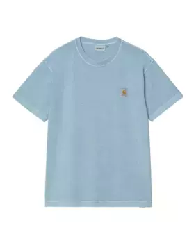 Мужская стиранная футболка с коротким рукавом Carhartt WIP, синий