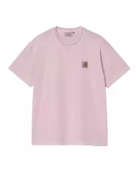 Мужская стиранная футболка с коротким рукавом Carhartt WIP, цвет Rosa