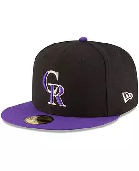 Мужская структурированная кепка Colorado Rockies Authentic Collection On Field 59FIFTY New Era