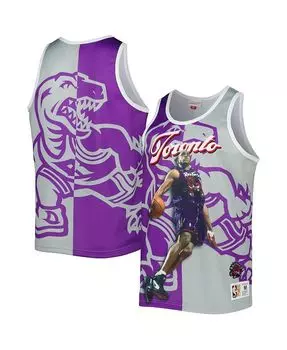 Мужская сублимированная майка Vince Carter пурпурно-серого цвета Toronto Raptors Mitchell & Ness, мультиколор