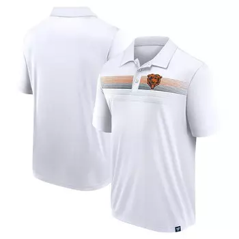 Мужская сублимированная рубашка-поло Fanatics White Chicago Bears Big & Tall Fanatics Brands - White Label, цвет Brs White