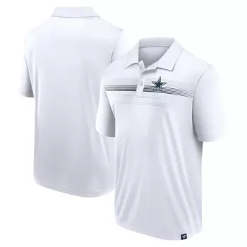 Мужская сублимированная рубашка-поло Fanatics White Dallas Cowboys Big & Tall Fanatics Brands - White Label, цвет Cow White