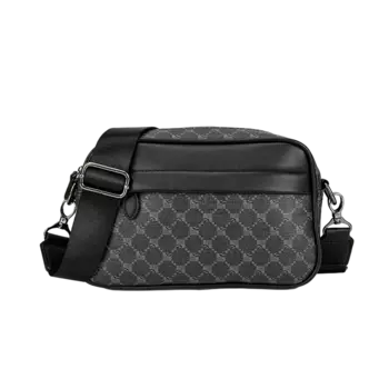 Мужская сумка через плечо Alni Bitton, Черный