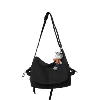 Мужская сумка через плечо Alni Bitton, Серый плюс кулон