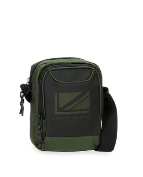 Мужская сумка через плечо Bromley среднего зеленого цвета Pepe Jeans, зеленый