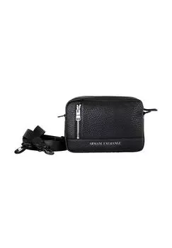 Мужская сумка через плечо - чехол для фотоаппарата, 22х20х2см (ВхШхГ) ARMANI EXCHANGE, черный