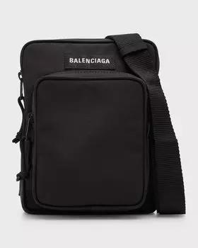 Мужская сумка через плечо Explorer Explorer Balenciaga, цвет 1000 Black