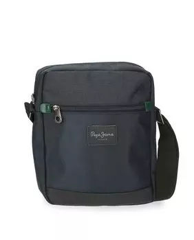 Мужская сумка через плечо Green Bay синего цвета на молнии Pepe Jeans, синий