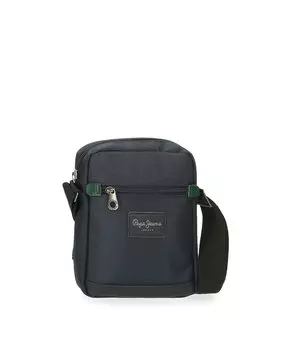 Мужская сумка через плечо Green Bay синего цвета на молнии Pepe Jeans, синий