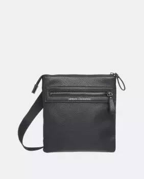 Мужская сумка через плечо из экокожи Armani Exchange, черный