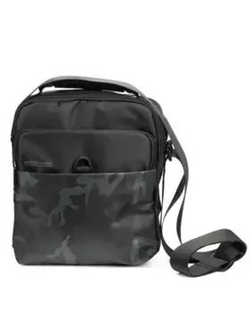 Мужская сумка через плечо из черного нейлона и камуфляжа Privata, многоцветный