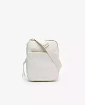 Мужская сумка через плечо на молнии белого цвета Lacoste, белый