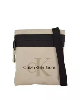 Мужская сумка через плечо с логотипом CKJ Calvin Klein Jeans, бежевый