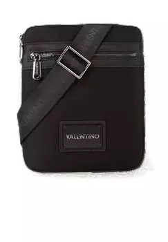 Мужская сумка через плечо с нашивкой-молнией Valentino by Mario Valentino, цвет Nero