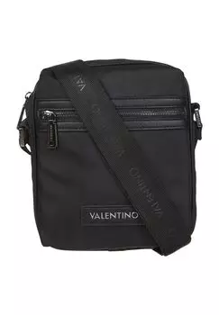 Мужская сумка через плечо с нашивкой-молнией Valentino by Mario Valentino, цвет Nero