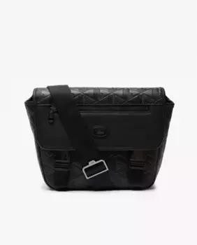 Мужская сумка в стиле мессенджер Nomogramme маленькая Lacoste, чёрный