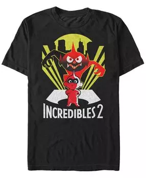 Мужская суперсемейка disney pixar 2 evil jack jack demon, футболка с коротким рукавом Fifth Sun, черный