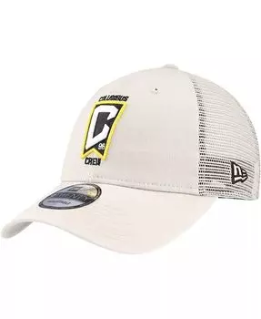 Мужская светло-коричневая регулируемая кепка Columbus Crew Game Day 9Twenty Trucker New Era, бежевый