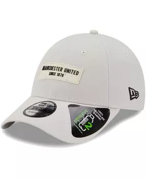 Мужская светло-коричневая регулируемая кепка Manchester United Repreve 9FORTY New Era