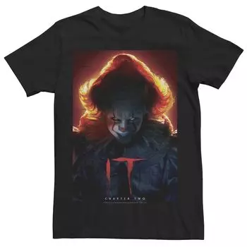 Мужская светящаяся футболка с портретом IT Chapter 2 Pennywise Licensed Character